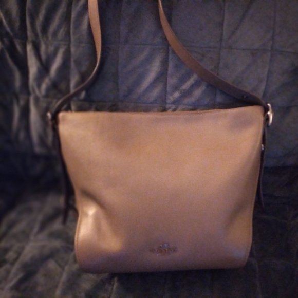 Medium Coach Leather Dufflette - Picture 1 of 2